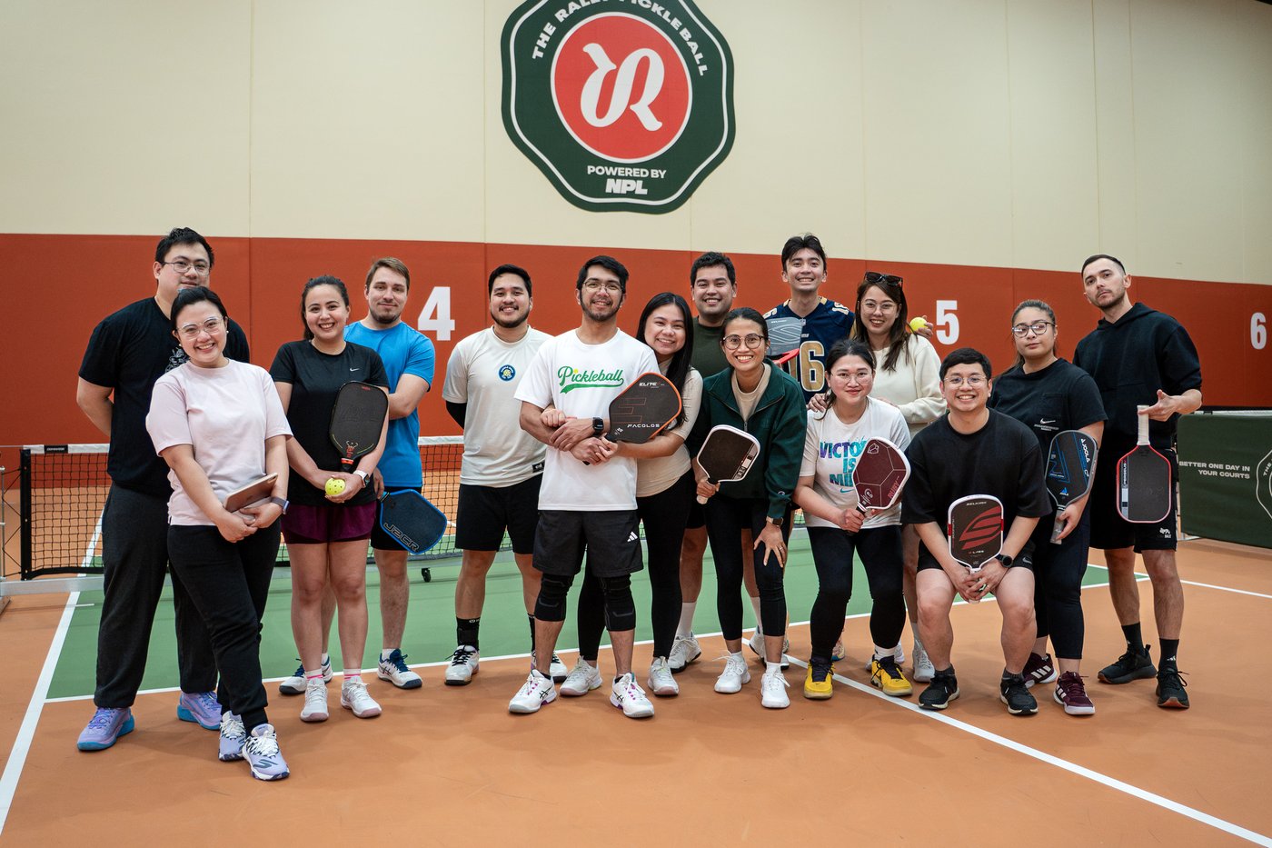 Kitchen Club members at the 12 September social, The Rally Pickleball