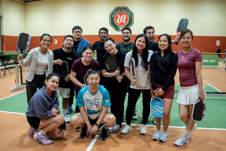 Kitchen Club players at The Rally Pickleball